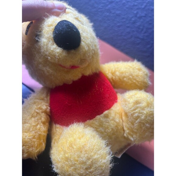 Vintage Sears 1980's Walt Disney Winnie the Pooh Bear Sears 8" Plush Animal - Picture 2 of 5